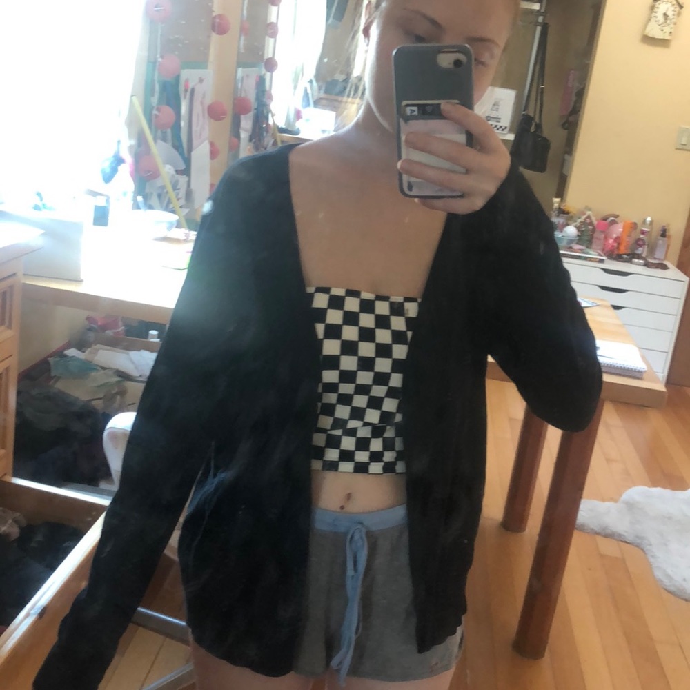 Forever 21 black cardigan